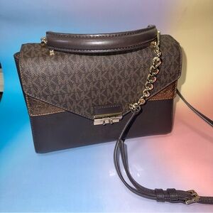 Michael Kors Elegant Brown Designer Handbag